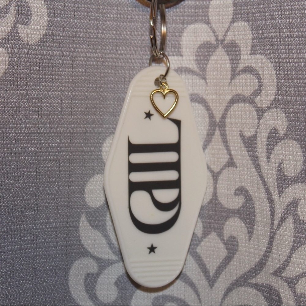Taylor Swift Eras TTPD Hotel Keychain